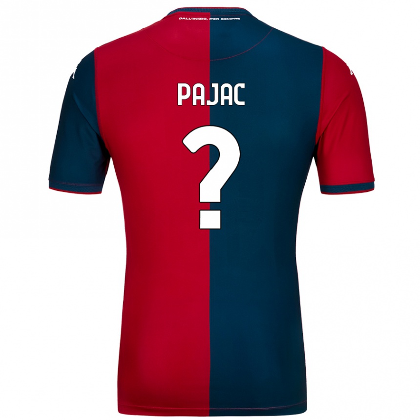 Kids Football Marko Pajac #0 Red Dark Blue Home Jersey 2024/25 T-Shirt Australia