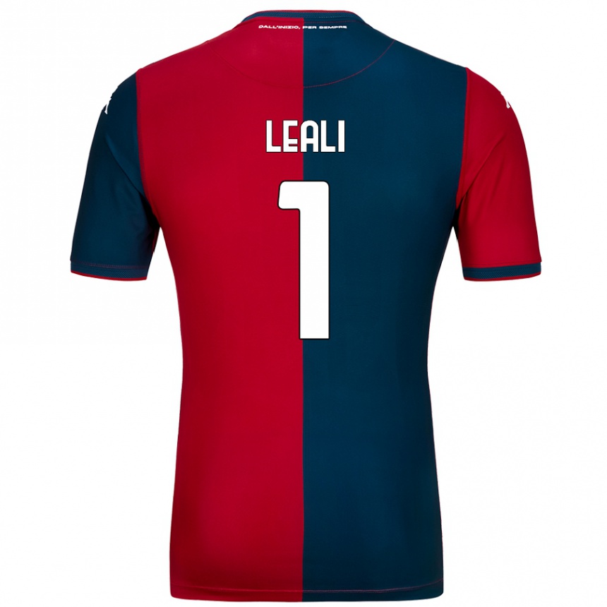 Kids Football Nicola Leali #1 Red Dark Blue Home Jersey 2024/25 T-Shirt Australia