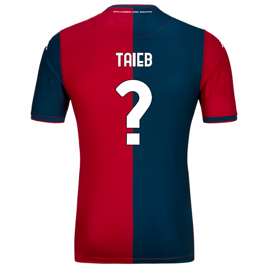 Kids Football Chad Taieb #0 Red Dark Blue Home Jersey 2024/25 T-Shirt Australia