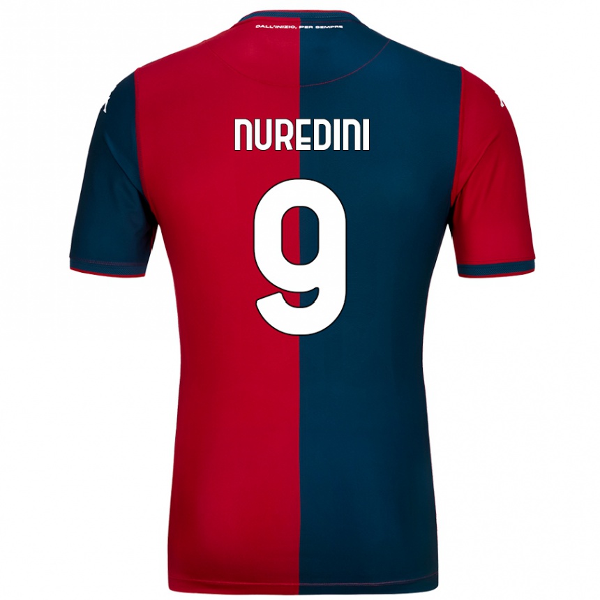 Kids Football Joi Nuredini #9 Red Dark Blue Home Jersey 2024/25 T-Shirt Australia