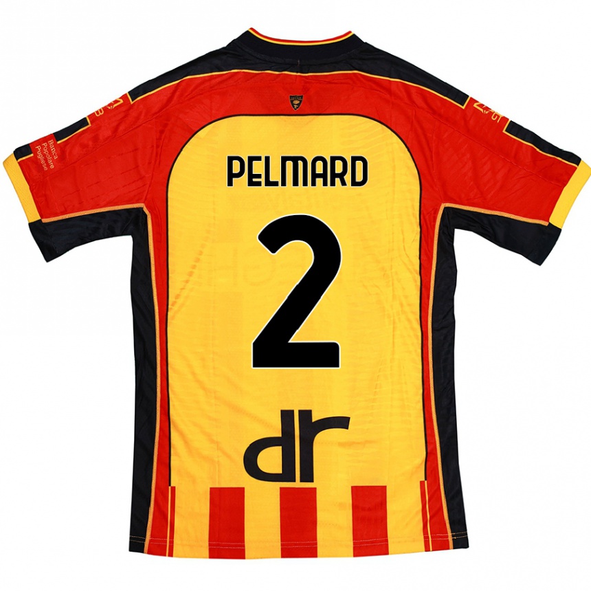 Kids Football Andy Pelmard #2 Yellow Red Home Jersey 2024/25 T-Shirt Australia