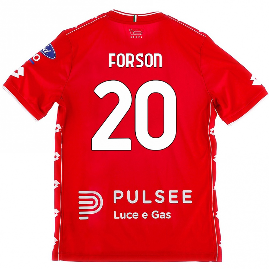 Kids Football Omari Forson #20 Red White Home Jersey 2024/25 T-Shirt Australia