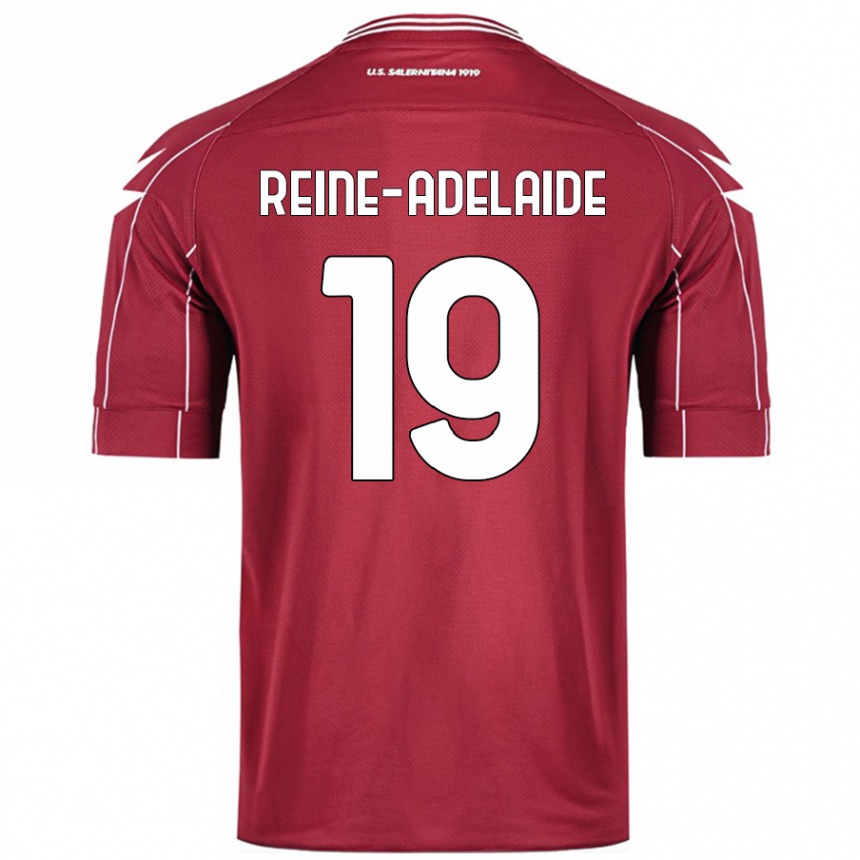 Kids Football Jeff Reine-Adelaide #19 Burgundy Home Jersey 2024/25 T-Shirt Australia