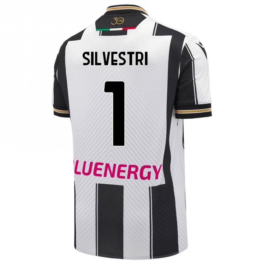 Kids Football Marco Silvestri #1 White Black Home Jersey 2024/25 T-Shirt Australia