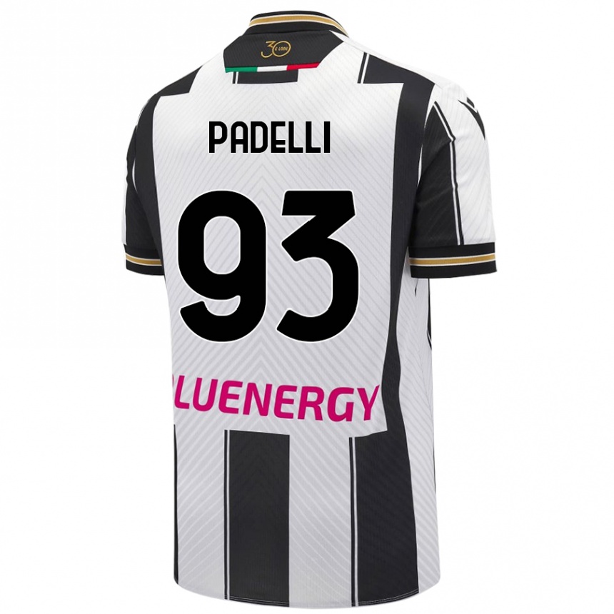 Kids Football Daniele Padelli #93 White Black Home Jersey 2024/25 T-Shirt Australia