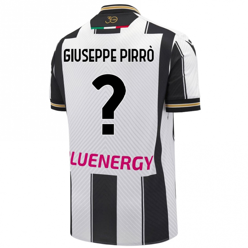 Kids Football Marco Giuseppe Pirrò #0 White Black Home Jersey 2024/25 T-Shirt Australia