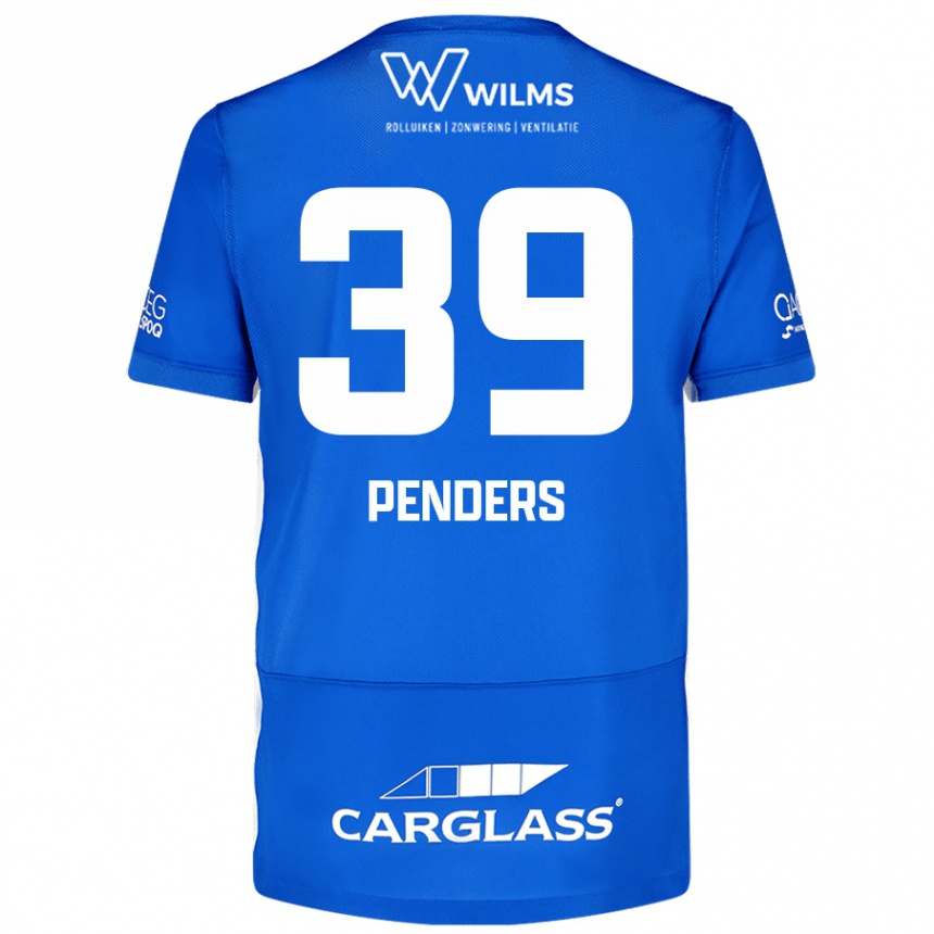 Kids Football Mike Penders #39 Blue Home Jersey 2024/25 T-Shirt Australia