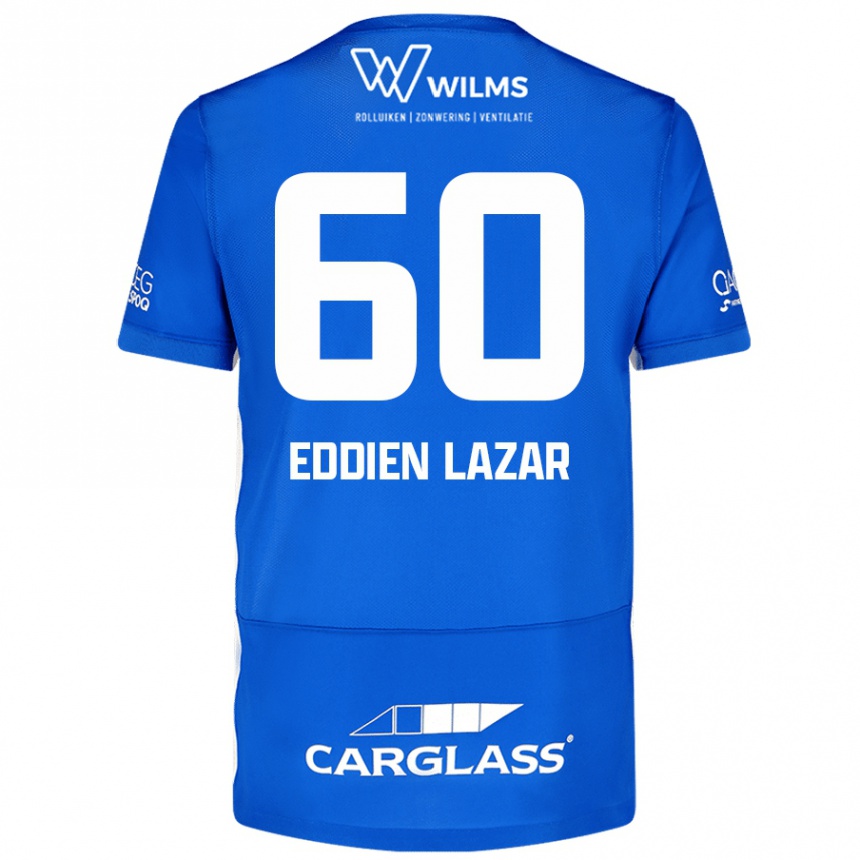 Kids Football Saif Eddien Lazar #60 Blue Home Jersey 2024/25 T-Shirt Australia