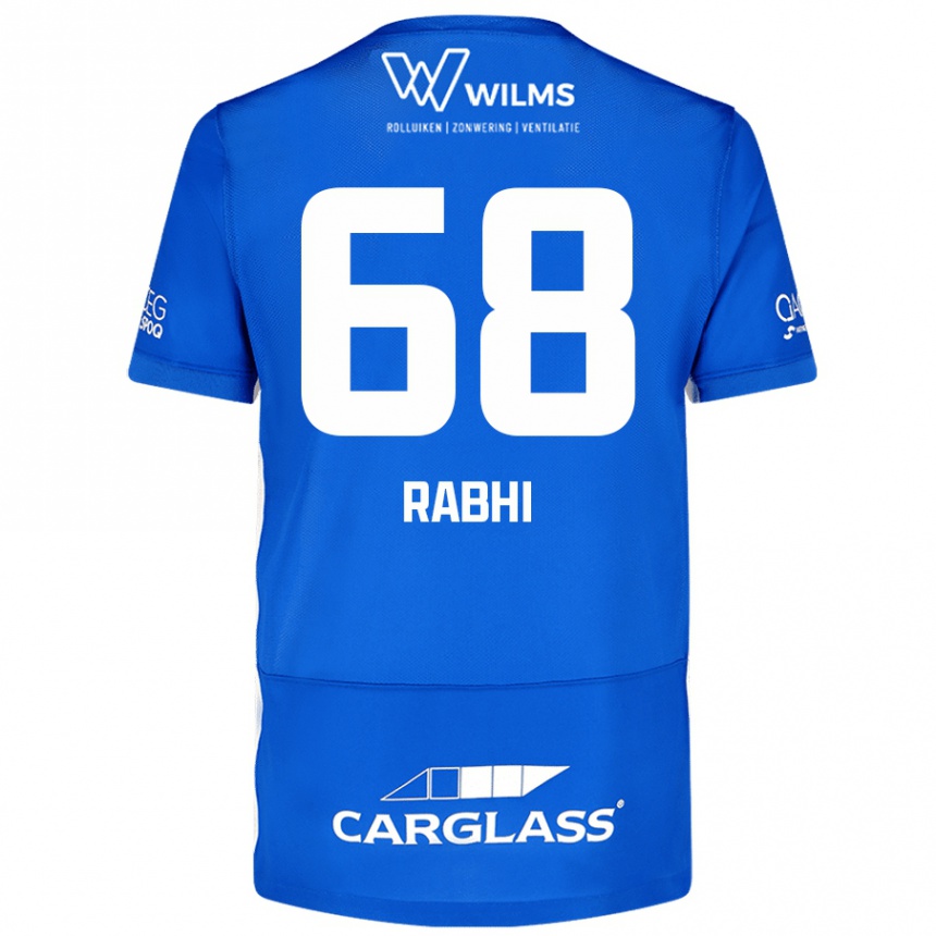 Kids Football Ayman Rabhi #68 Blue Home Jersey 2024/25 T-Shirt Australia