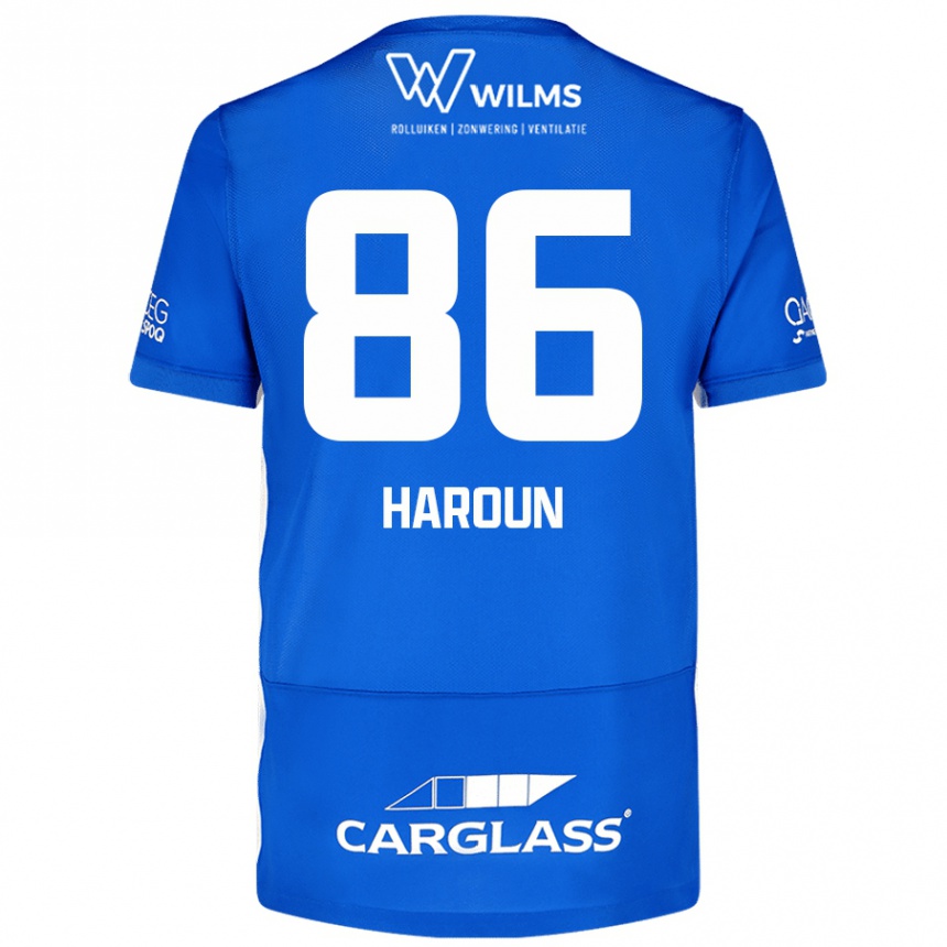 Kids Football Kenan Haroun #86 Blue Home Jersey 2024/25 T-Shirt Australia