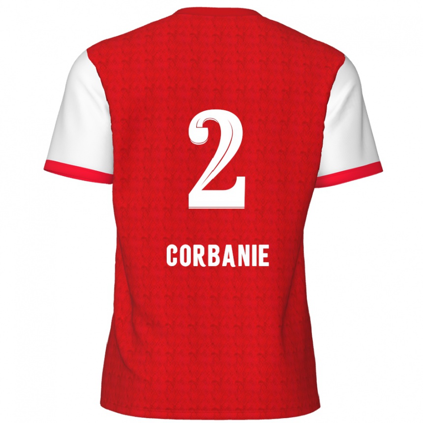 Kids Football Kobe Corbanie #2 Red White Home Jersey 2024/25 T-Shirt Australia