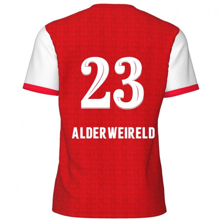 Kids Football Toby Alderweireld #23 Red White Home Jersey 2024/25 T-Shirt Australia