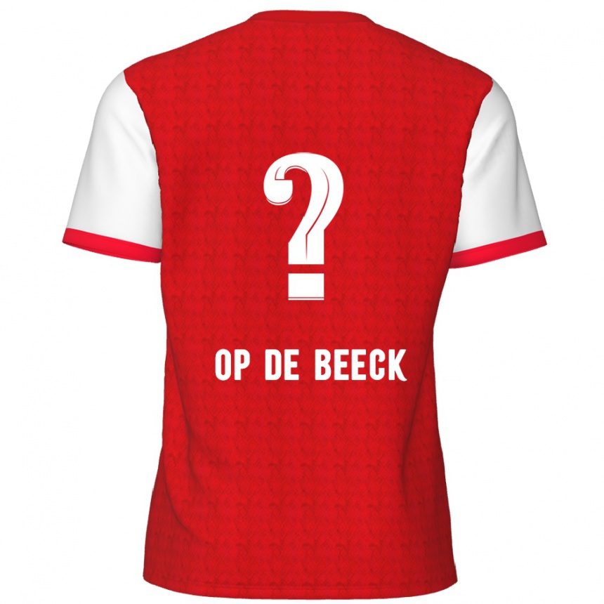 Kids Football Gregg Op De Beeck #0 Red White Home Jersey 2024/25 T-Shirt Australia