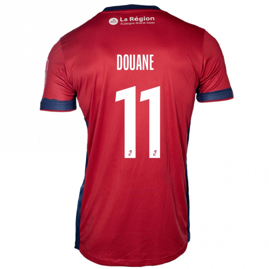 Kids Football Maïdine Douane #11 Light Burgundy Home Jersey 2024/25 T-Shirt Australia