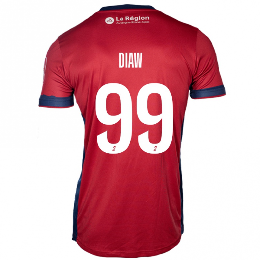 Kids Football Mory Diaw #99 Light Burgundy Home Jersey 2024/25 T-Shirt Australia