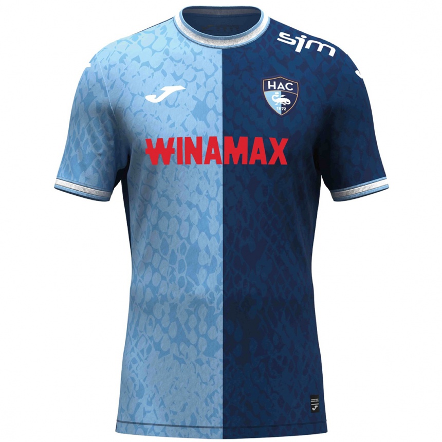 Kids Football Samuel Grandsir #29 Sky Blue Dark Blue Home Jersey 2024/25 T-Shirt Australia