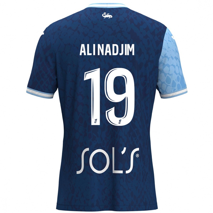 Kids Football Nadjma Ali Nadjim #19 Sky Blue Dark Blue Home Jersey 2024/25 T-Shirt Australia