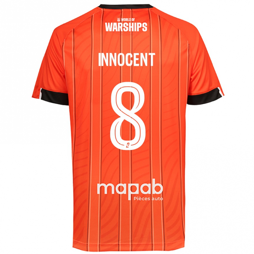 Kids Football Bonke Innocent #8 Orange Home Jersey 2024/25 T-Shirt Australia