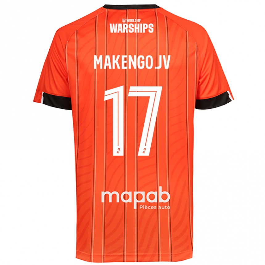 Kids Football Jean-Victor Makengo #17 Orange Home Jersey 2024/25 T-Shirt Australia