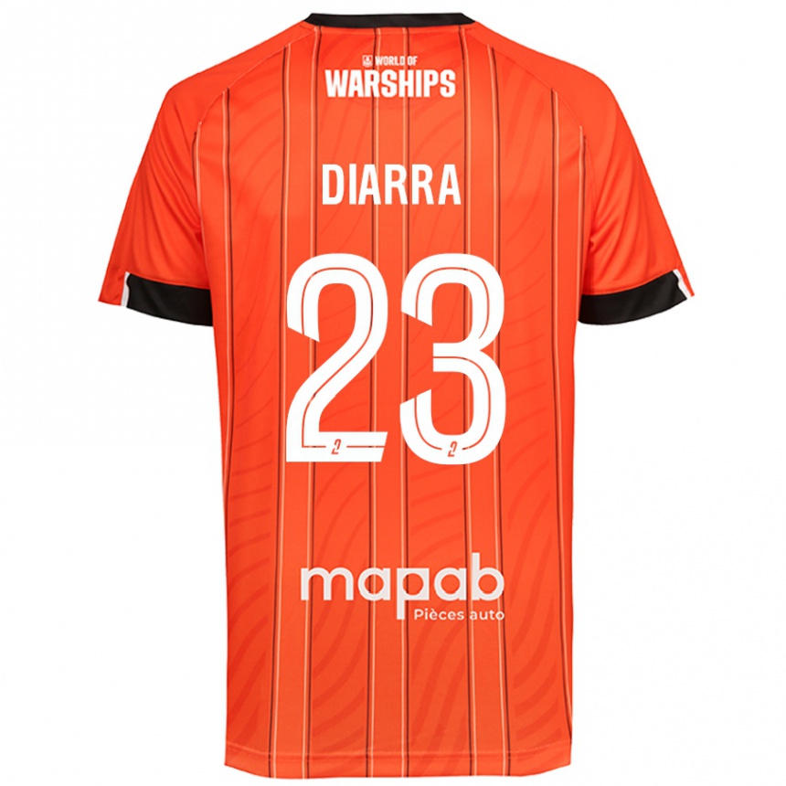 Kids Football Stéphane Diarra #23 Orange Home Jersey 2024/25 T-Shirt Australia