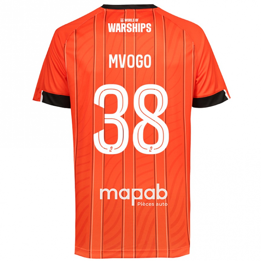 Kids Football Yvon Mvogo #38 Orange Home Jersey 2024/25 T-Shirt Australia