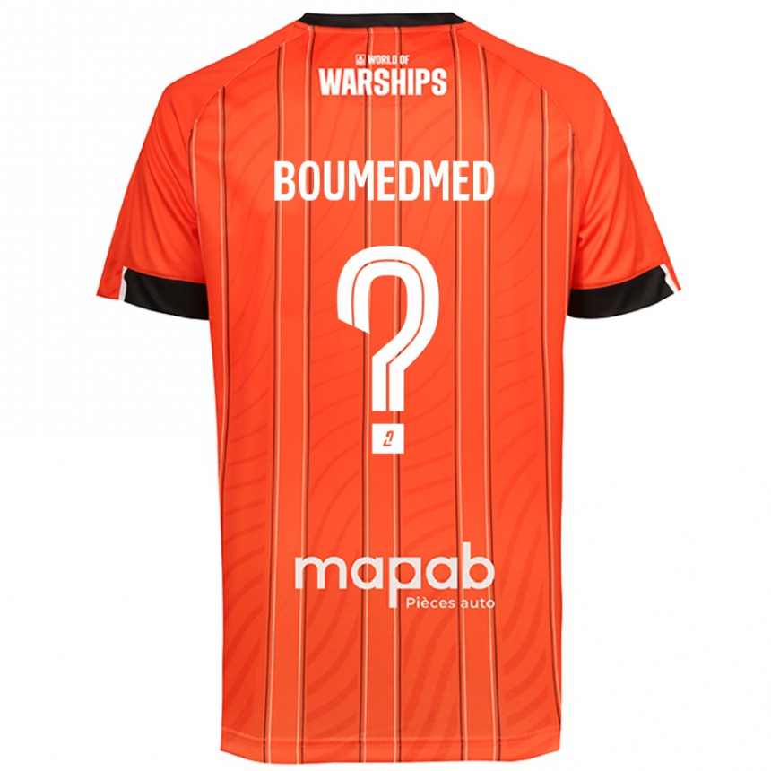 Kids Football Kamil Boumedmed #0 Orange Home Jersey 2024/25 T-Shirt Australia