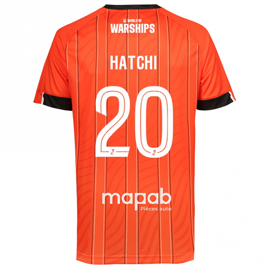 Kids Football Jérémy Hatchi #20 Orange Home Jersey 2024/25 T-Shirt Australia