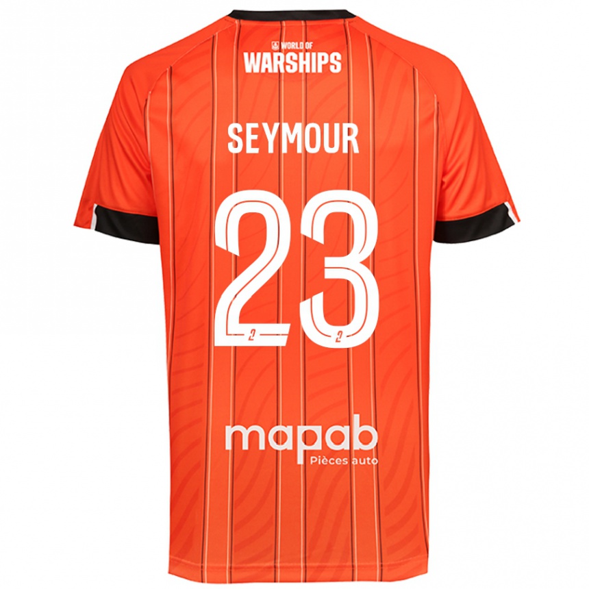 Kids Football Brice Seymour #23 Orange Home Jersey 2024/25 T-Shirt Australia