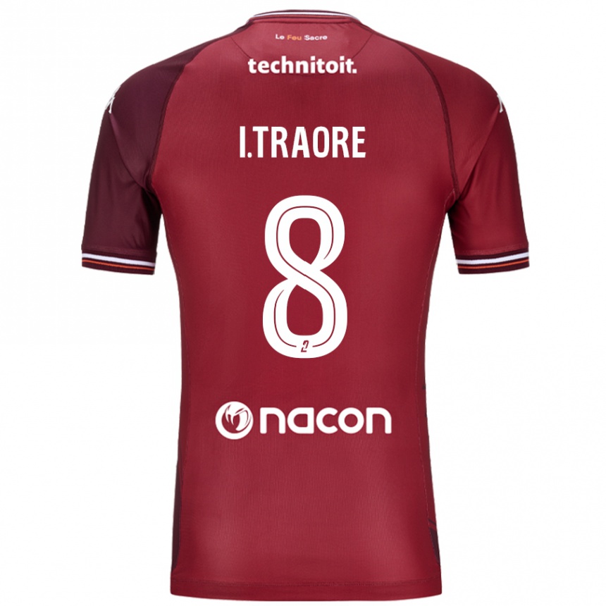 Kids Football Ismaël Traoré #8 Red Granata Home Jersey 2024/25 T-Shirt Australia