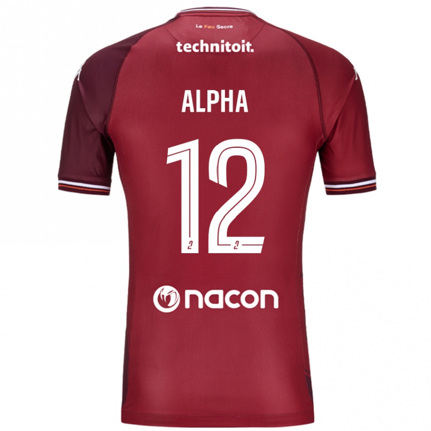 Kids Football Alpha Touré #12 Red Granata Home Jersey 2024/25 T-Shirt Australia