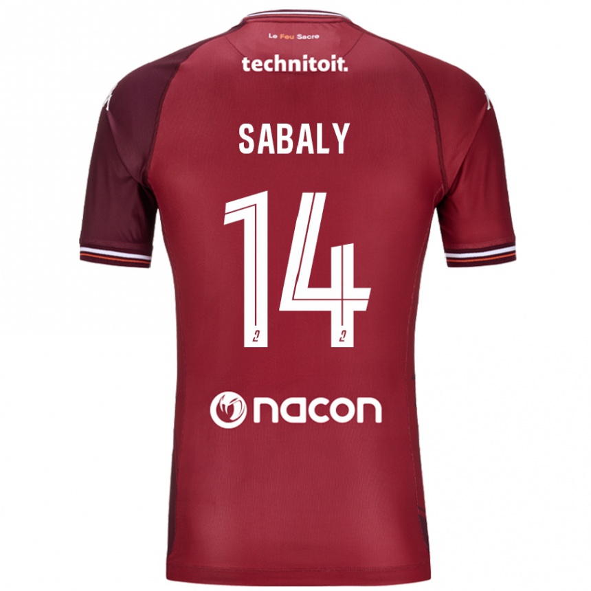 Kids Football Cheikh Sabaly #14 Red Granata Home Jersey 2024/25 T-Shirt Australia