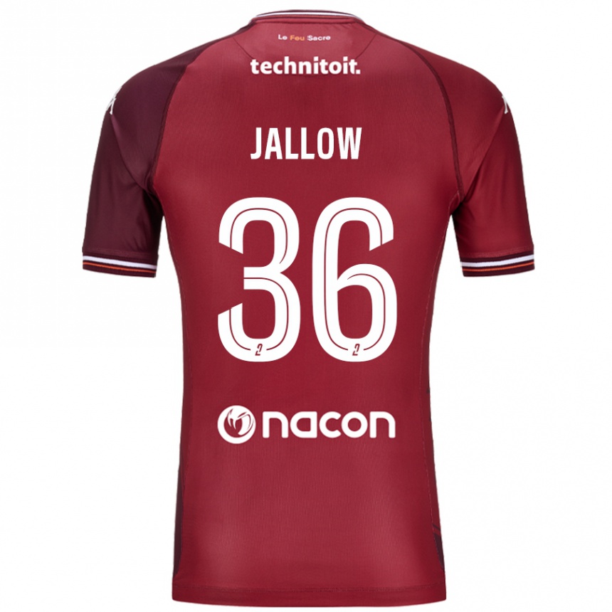 Kids Football Ablie Jallow #36 Red Granata Home Jersey 2024/25 T-Shirt Australia