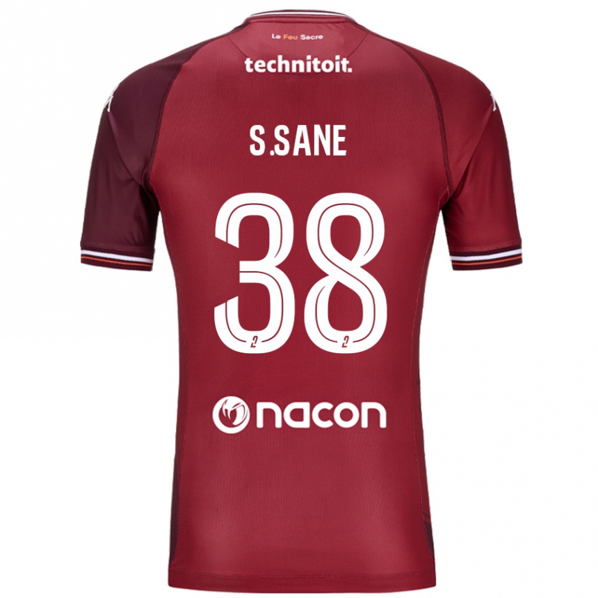 Kids Football Sadibou Sané #38 Red Granata Home Jersey 2024/25 T-Shirt Australia