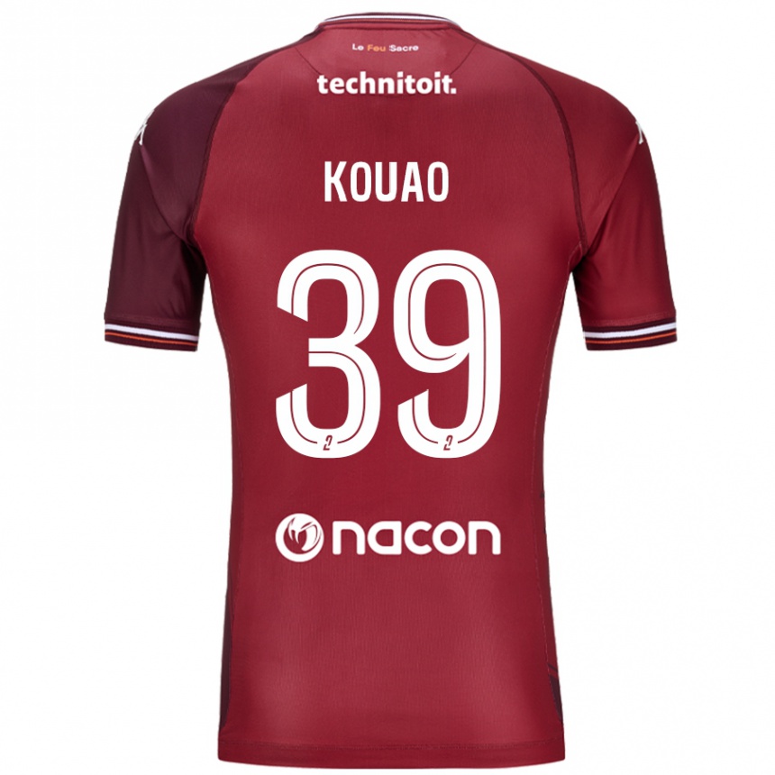 Kids Football Koffi Kouao #39 Red Granata Home Jersey 2024/25 T-Shirt Australia