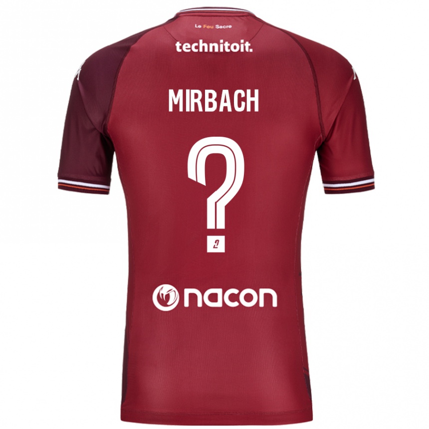 Kids Football Alexis Mirbach #0 Red Granata Home Jersey 2024/25 T-Shirt Australia