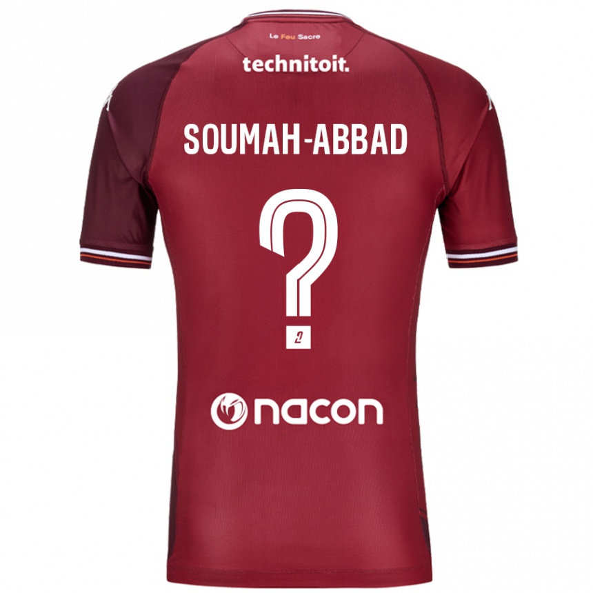 Kids Football Édouard Soumah-Abbad #0 Red Granata Home Jersey 2024/25 T-Shirt Australia