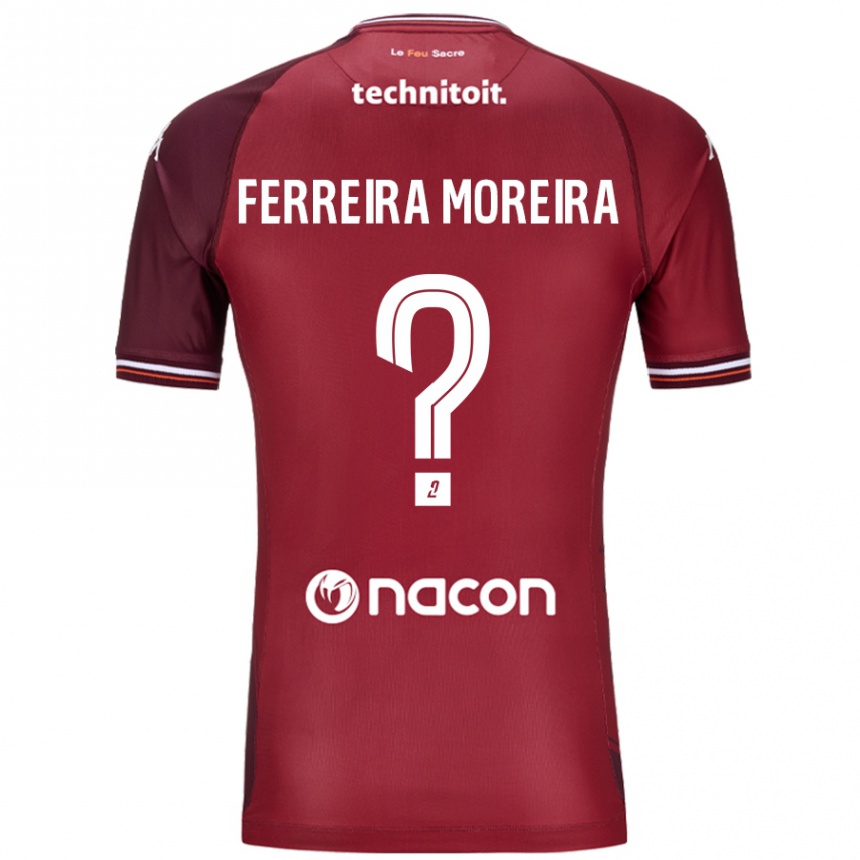 Kids Football Ruben Ferreira Moreira #0 Red Granata Home Jersey 2024/25 T-Shirt Australia