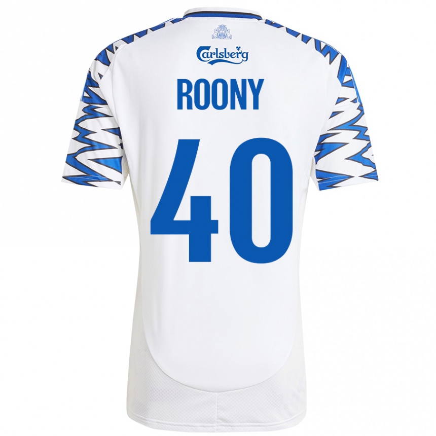 Kids Football Roony Bardghji #40 White Sky Blue Home Jersey 2024/25 T-Shirt Australia