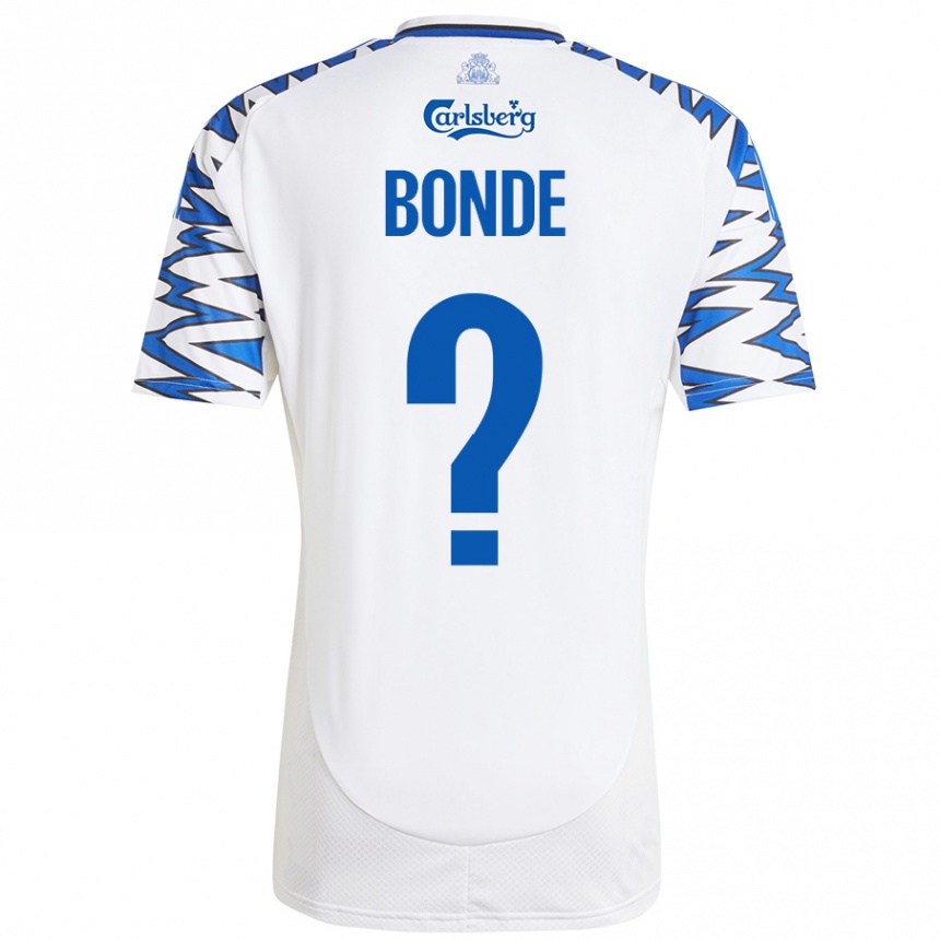 Kids Football Rode Bonde #0 White Sky Blue Home Jersey 2024/25 T-Shirt Australia