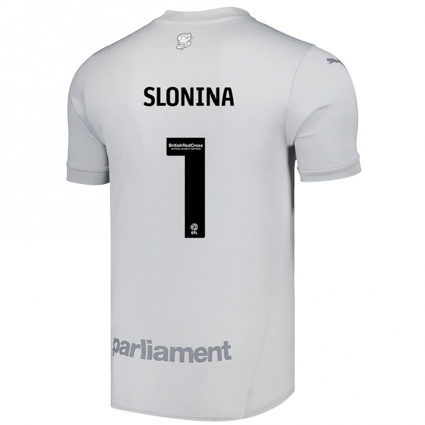 Kids Football Gabriel Slonina #1 Silver Gray Away Jersey 2024/25 T-Shirt Australia