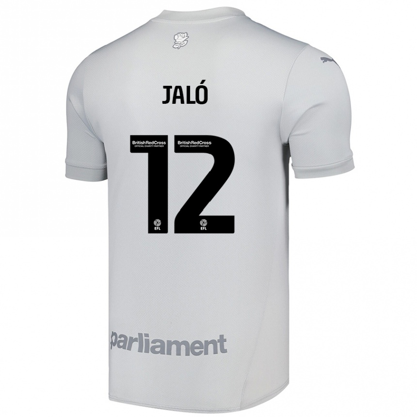 Kids Football Fábio Jaló #12 Silver Gray Away Jersey 2024/25 T-Shirt Australia