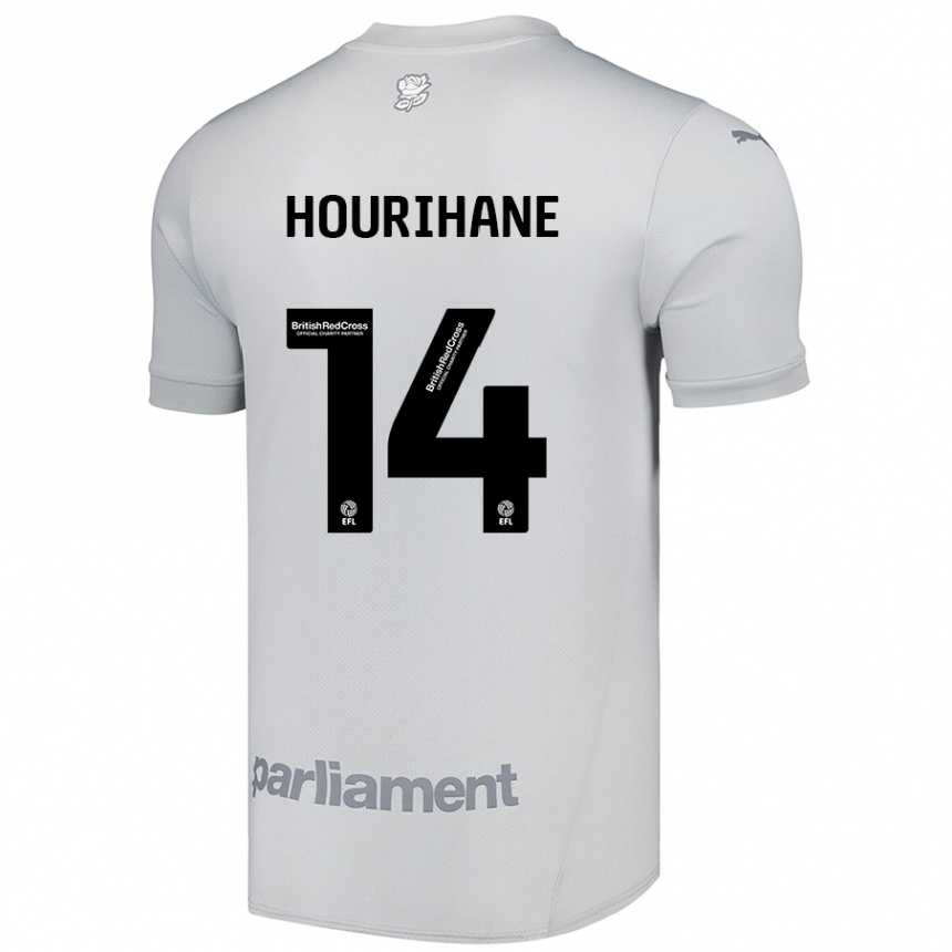 Kids Football Conor Hourihane #14 Silver Gray Away Jersey 2024/25 T-Shirt Australia