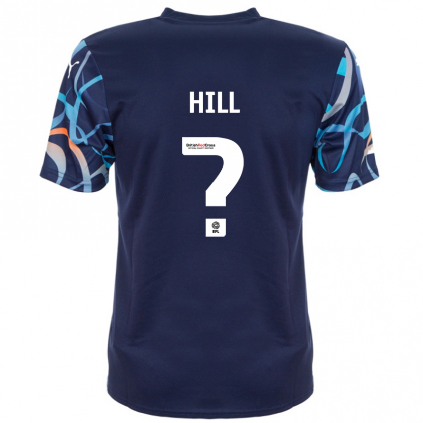 Kids Football Tyler Hill #0 Navy Blue Away Jersey 2024/25 T-Shirt Australia