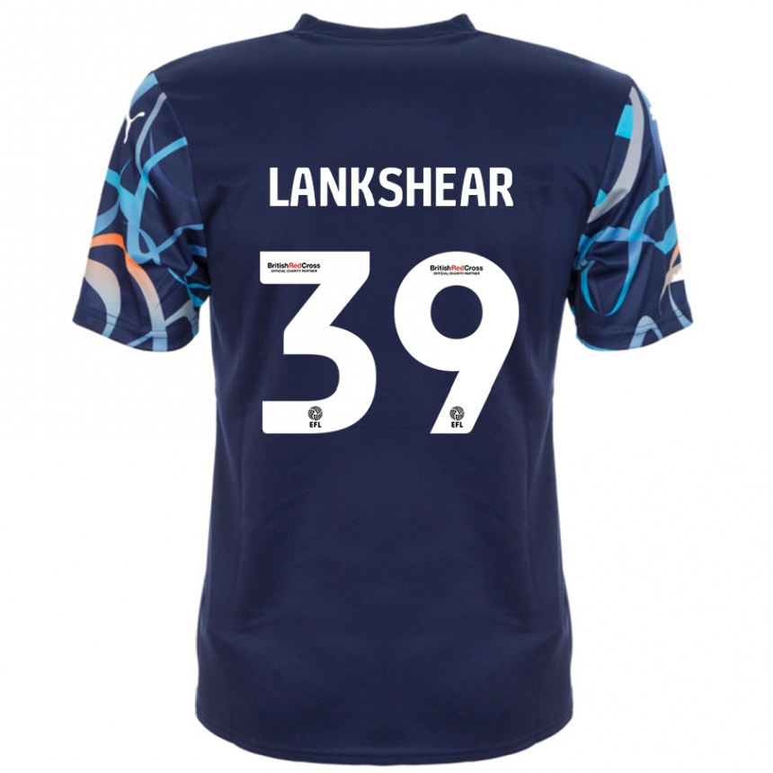 Kids Football Alex Lankshear #39 Navy Blue Away Jersey 2024/25 T-Shirt Australia