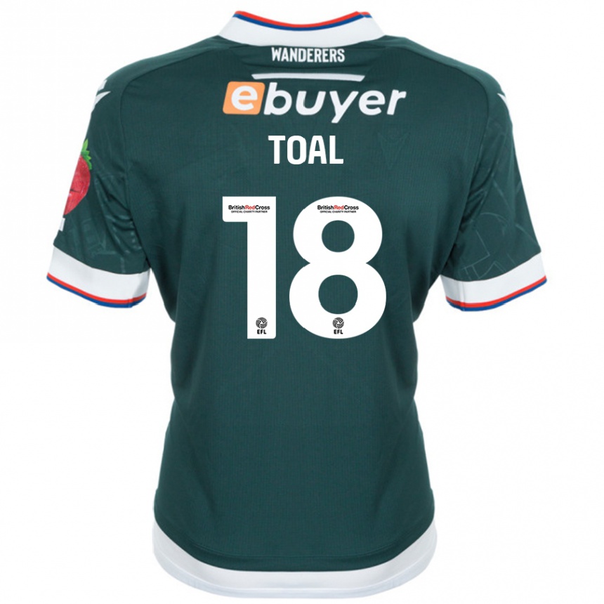 Kids Football Eoin Toal #18 Dark Green Away Jersey 2024/25 T-Shirt Australia