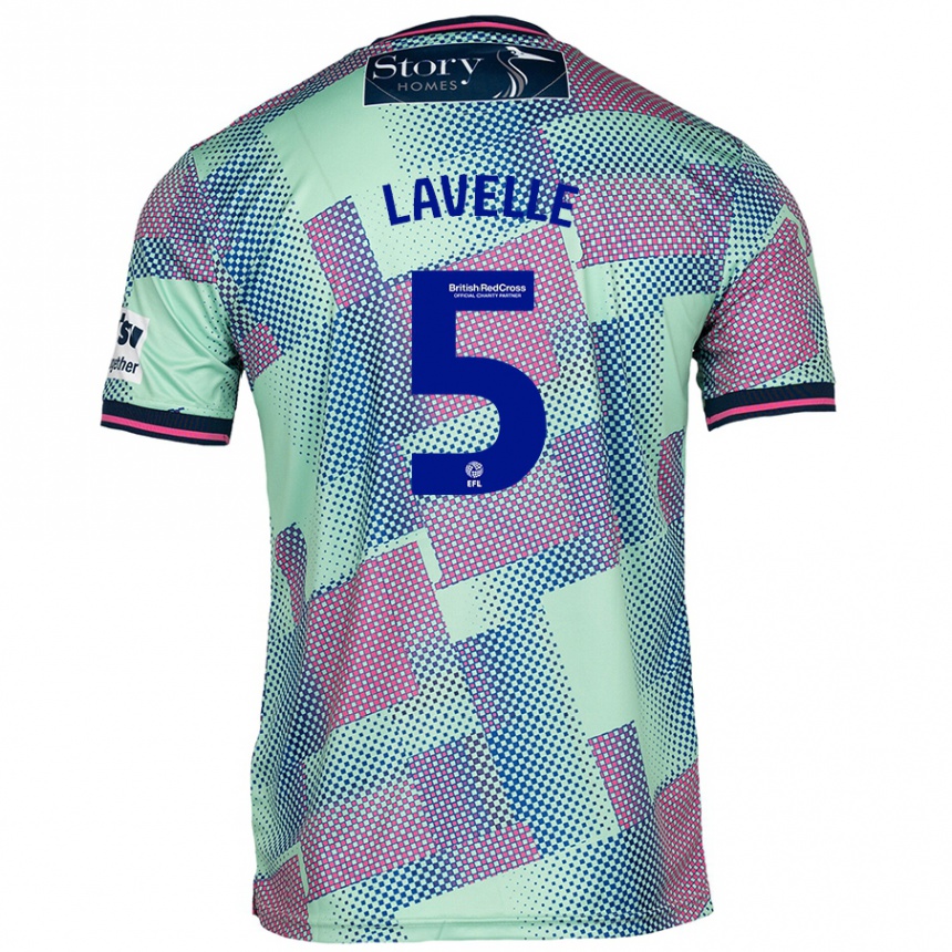 Kids Football Sam Lavelle #5 Green Away Jersey 2024/25 T-Shirt Australia