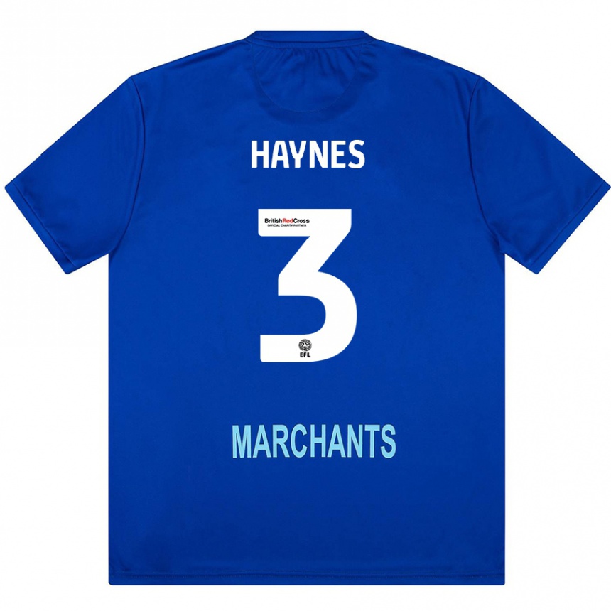 Kids Football Ryan Haynes #3 Green Away Jersey 2024/25 T-Shirt Australia