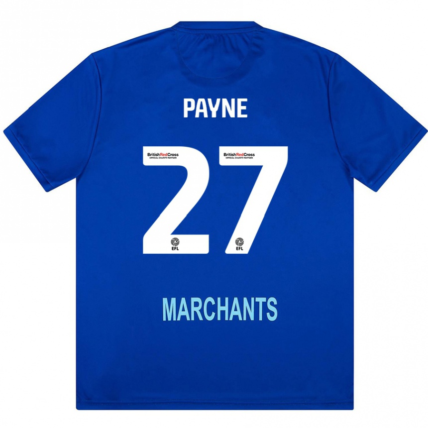 Kids Football Lewis Payne #27 Green Away Jersey 2024/25 T-Shirt Australia