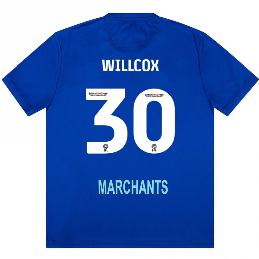 Kids Football Freddy Willcox #30 Green Away Jersey 2024/25 T-Shirt Australia