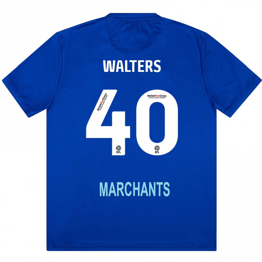 Kids Football Cameron Walters #40 Green Away Jersey 2024/25 T-Shirt Australia